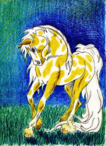Palomino King, by Juana Terrazas